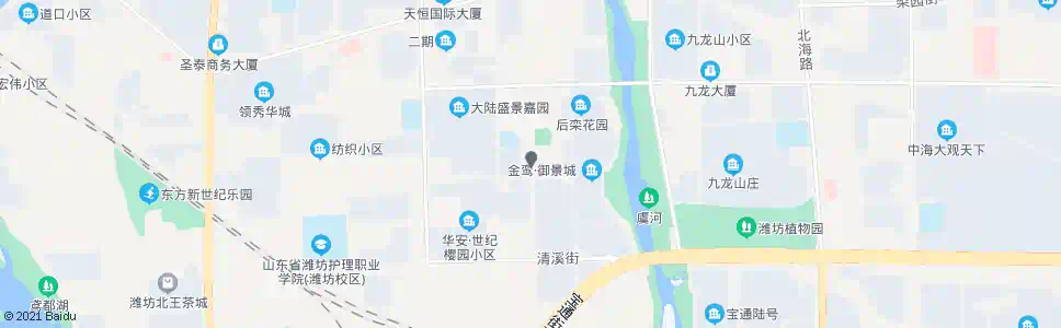 潍坊残联中心_公交站地图_潍坊公交_妙搜公交查询2025
