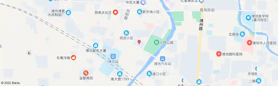 潍坊润扬新城_公交站地图_潍坊公交_妙搜公交查询2025
