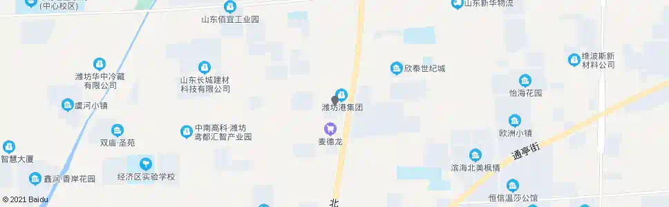 潍坊人民大厦_公交站地图_潍坊公交_妙搜公交查询2025