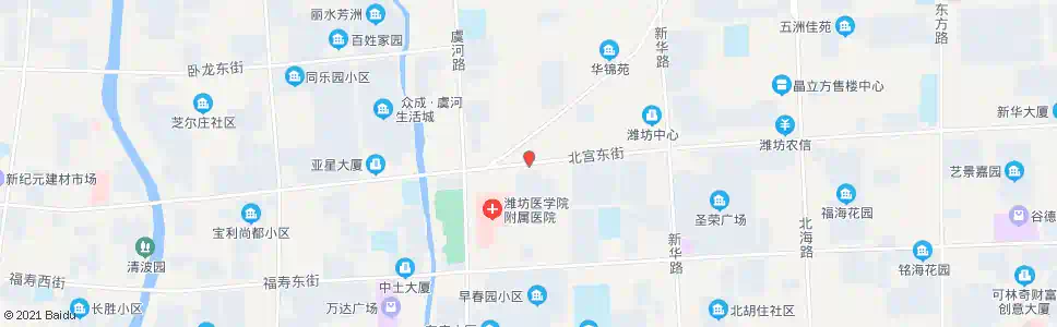 潍坊北宫街路口_公交站地图_潍坊公交_妙搜公交查询2025
