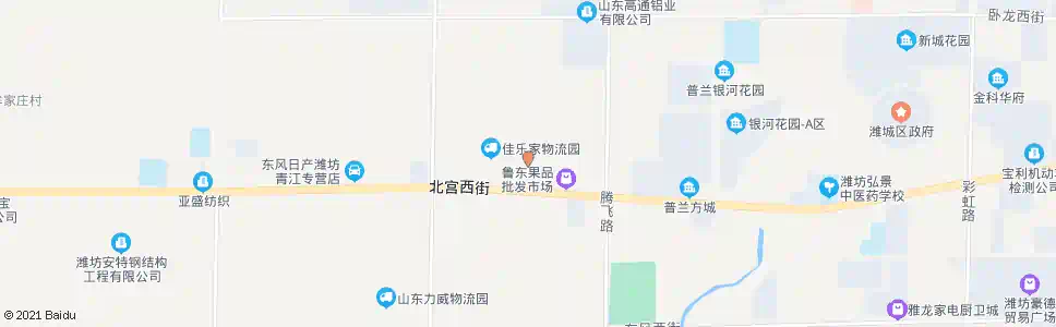 潍坊中百配送中心_公交站地图_潍坊公交_妙搜公交查询2025