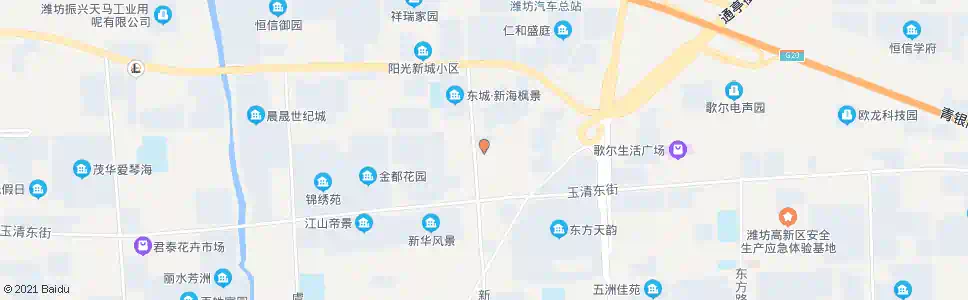 潍坊电力三宿舍_公交站地图_潍坊公交_妙搜公交查询2025