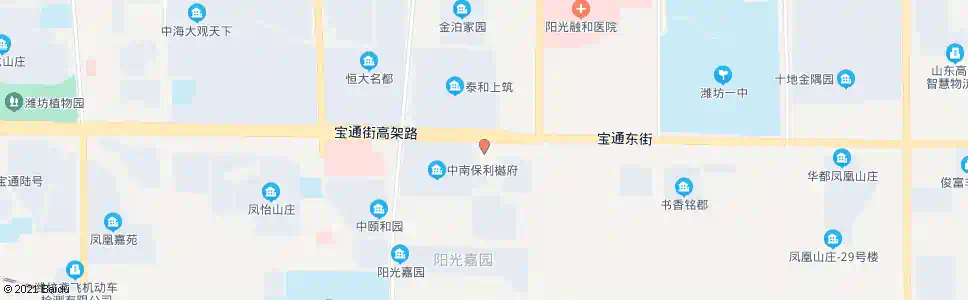潍坊马家村市场_公交站地图_潍坊公交_妙搜公交查询2025