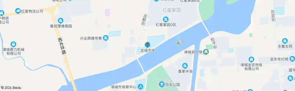 潍坊诸城市龙城中学_公交站地图_潍坊公交_妙搜公交查询2025