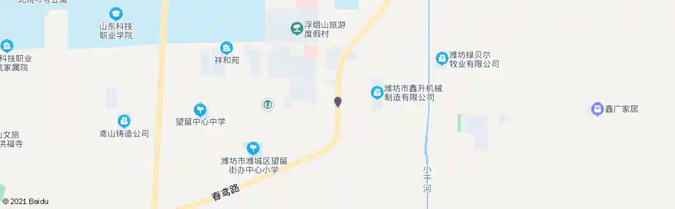 潍坊望留_公交站地图_潍坊公交_妙搜公交查询2025