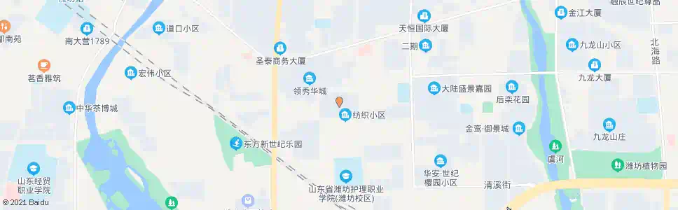 潍坊四棉小区_公交站地图_潍坊公交_妙搜公交查询2025