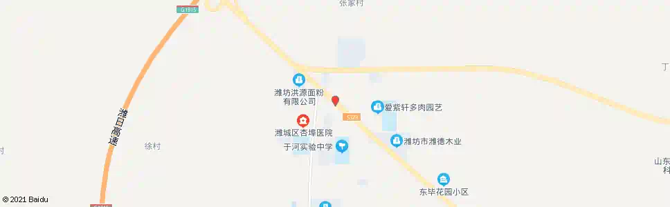 潍坊大庄家村_公交站地图_潍坊公交_妙搜公交查询2025
