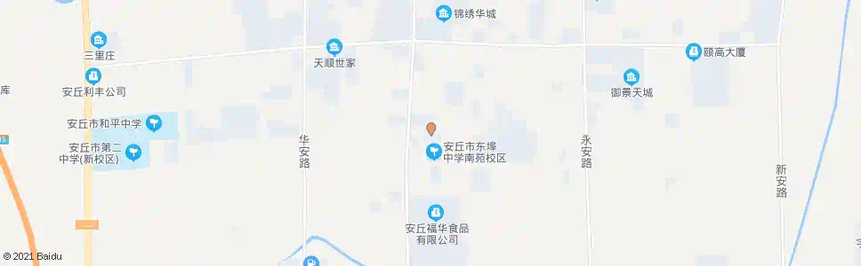 潍坊育英中学(安丘)_公交站地图_潍坊公交_妙搜公交查询2025