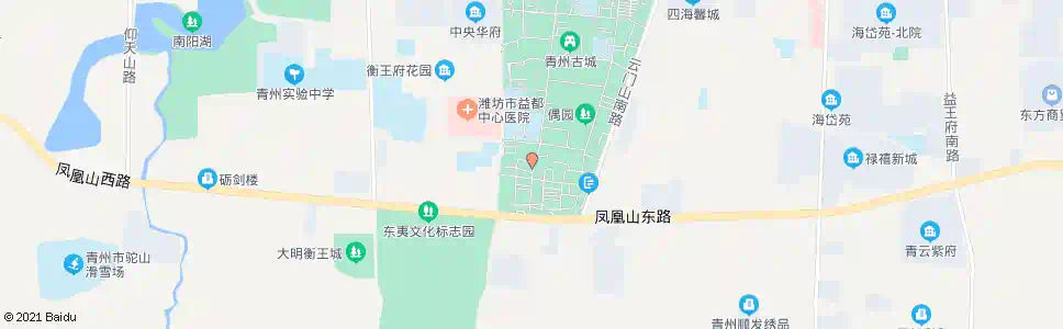 潍坊黄家庄(天主教堂)_公交站地图_潍坊公交_妙搜公交查询2025