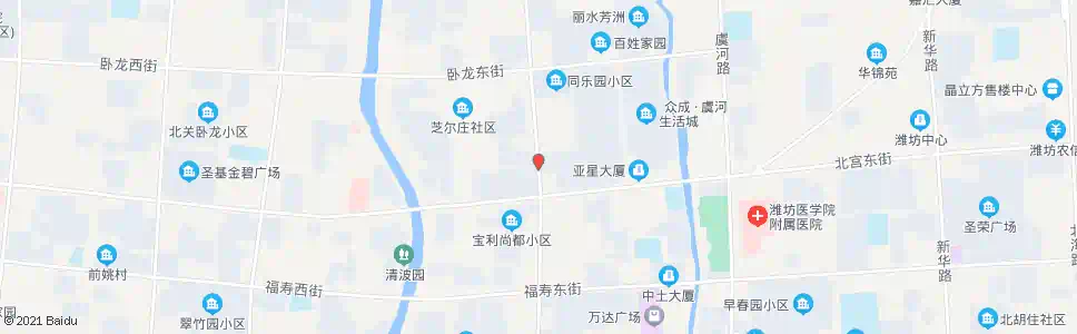 潍坊潍州路北宫街路口_公交站地图_潍坊公交_妙搜公交查询2025