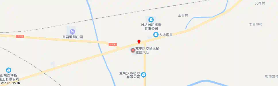 潍坊通亭街杨瓦路口_公交站地图_潍坊公交_妙搜公交查询2025