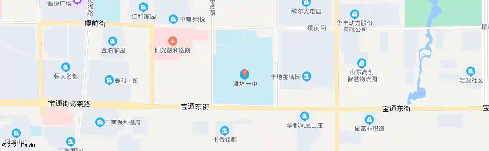 潍坊寿光一中新校区_公交站地图_潍坊公交_妙搜公交查询2025
