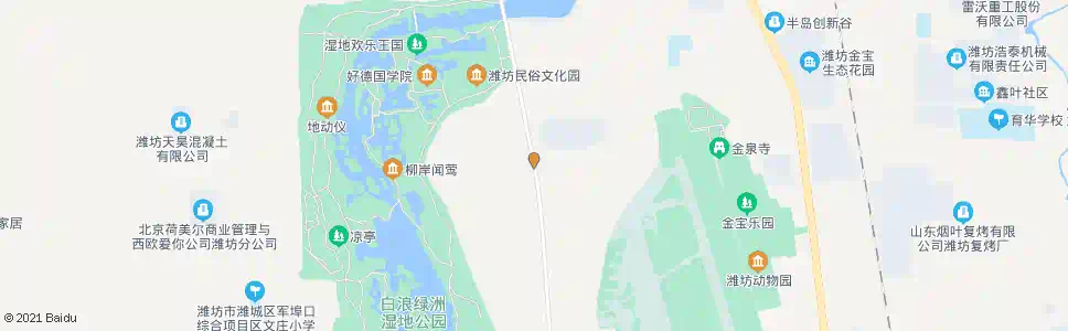 潍坊飞机场家属院_公交站地图_潍坊公交_妙搜公交查询2025