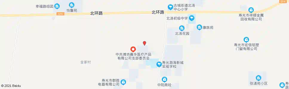 潍坊喜丰塑业_公交站地图_潍坊公交_妙搜公交查询2025