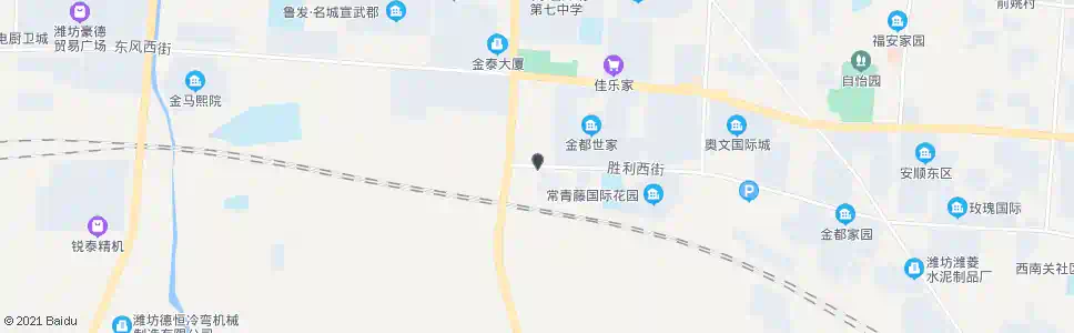 潍坊胜利街长松路口_公交站地图_潍坊公交_妙搜公交查询2025