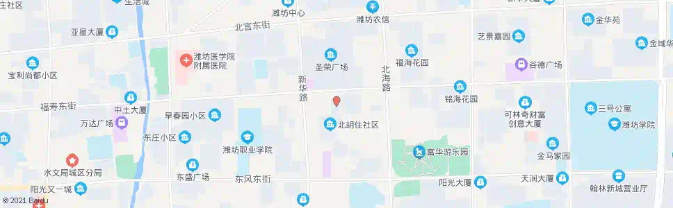 潍坊华苑小区_公交站地图_潍坊公交_妙搜公交查询2025