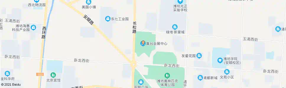 潍坊鲁台会馆_公交站地图_潍坊公交_妙搜公交查询2025