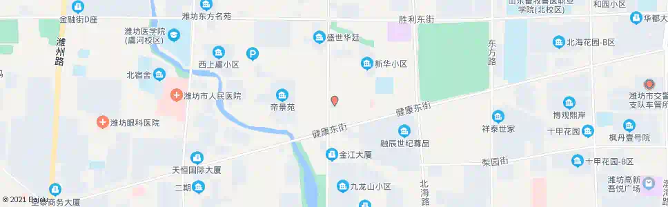 潍坊奎文法院_公交站地图_潍坊公交_妙搜公交查询2025