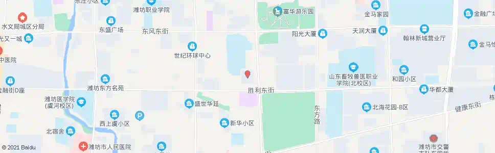 潍坊银座购物中心(怡和星国际)_公交站地图_潍坊公交_妙搜公交查询2025