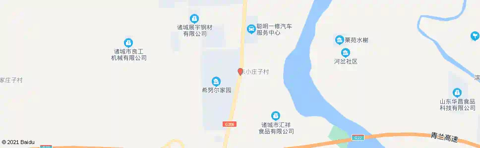 潍坊东小庄子_公交站地图_潍坊公交_妙搜公交查询2025