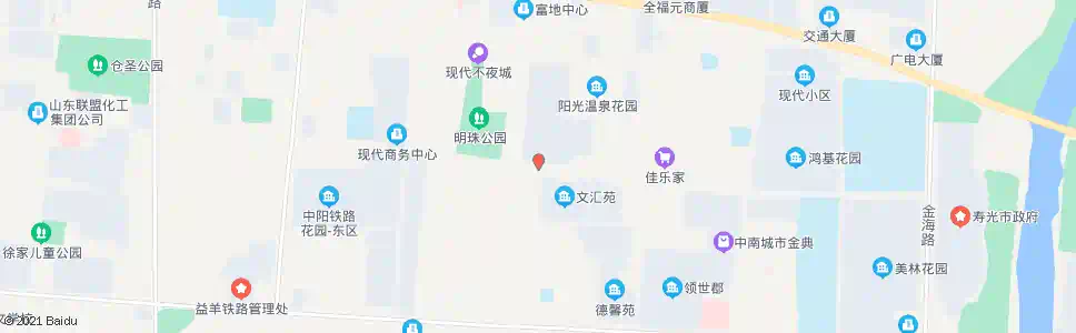 潍坊泰和华宇玉德苑_公交站地图_潍坊公交_妙搜公交查询2025