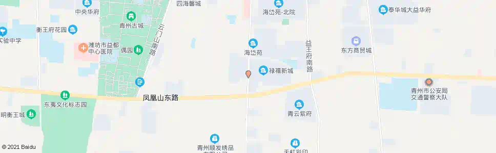 潍坊禄禧新城(青州)_公交站地图_潍坊公交_妙搜公交查询2025