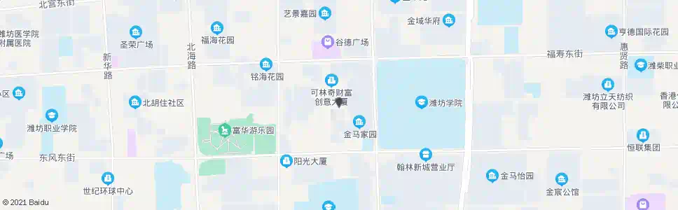 潍坊物价局宿舍_公交站地图_潍坊公交_妙搜公交查询2025