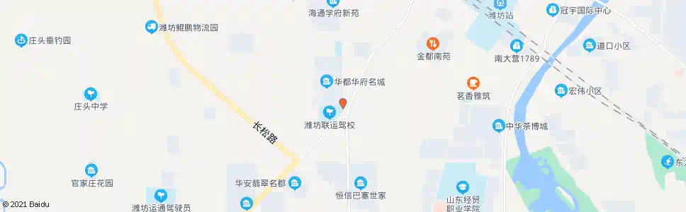 潍坊市联运公司停车场_公交站地图_潍坊公交_妙搜公交查询2025
