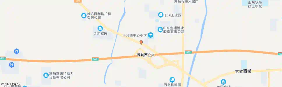 潍坊安顺路恒盛路口_公交站地图_潍坊公交_妙搜公交查询2025