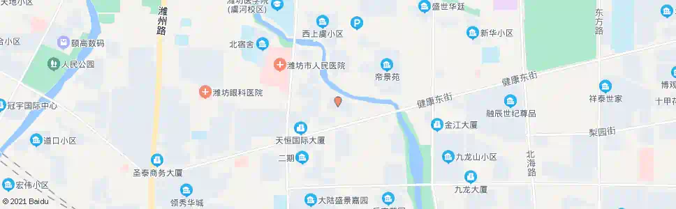 潍坊李家小区_公交站地图_潍坊公交_妙搜公交查询2025