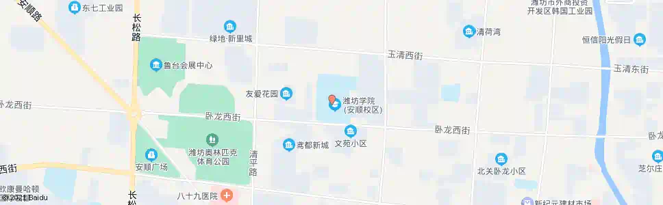 潍坊幼教特教师范学校_公交站地图_潍坊公交_妙搜公交查询2025