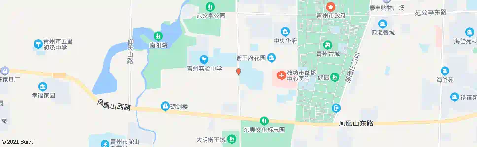 潍坊青州一中_公交站地图_潍坊公交_妙搜公交查询2025