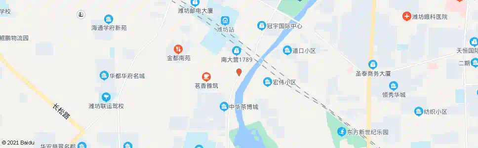 潍坊青年路仓南街路口_公交站地图_潍坊公交_妙搜公交查询2025