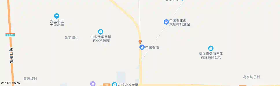 潍坊石泉路口(安丘)_公交站地图_潍坊公交_妙搜公交查询2025