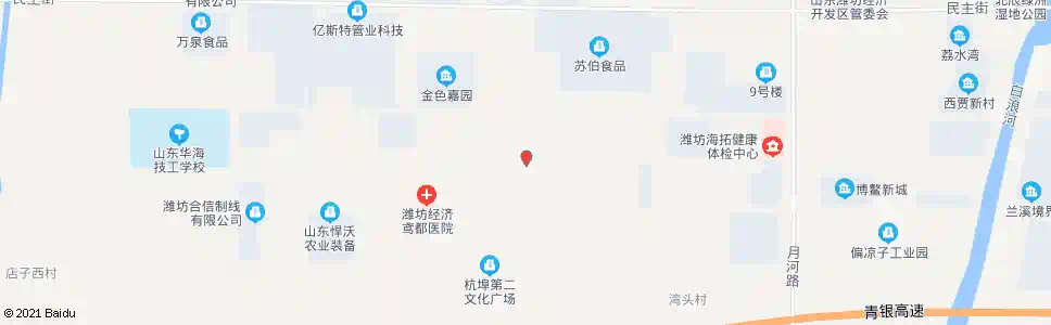 潍坊后杭埠_公交站地图_潍坊公交_妙搜公交查询2025