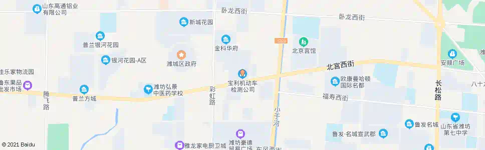 潍坊维坊宝利汽车有限公司_公交站地图_潍坊公交_妙搜公交查询2025