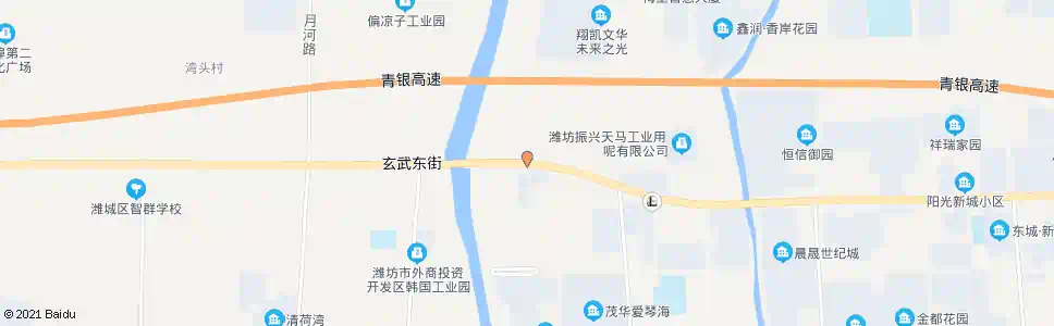 潍坊沙窝村_公交站地图_潍坊公交_妙搜公交查询2025