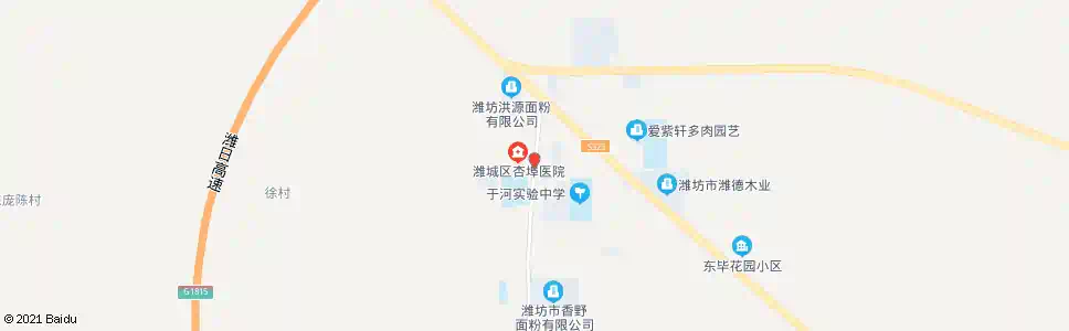 潍坊安顺路杏乐路口_公交站地图_潍坊公交_妙搜公交查询2025