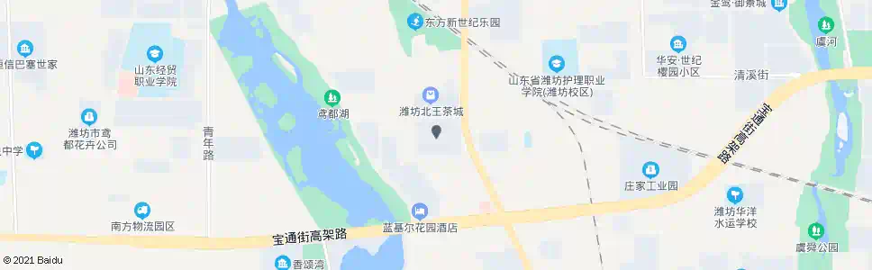 潍坊潍坊汽配城_公交站地图_潍坊公交_妙搜公交查询2025