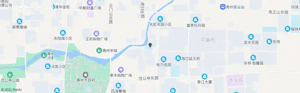 潍坊职工子弟小学(青州)_公交站地图_潍坊公交_妙搜公交查询2025