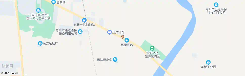 潍坊杨姑桥(青州)_公交站地图_潍坊公交_妙搜公交查询2025