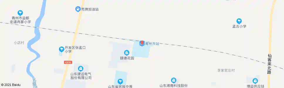 潍坊钟家庄(青州)_公交站地图_潍坊公交_妙搜公交查询2025