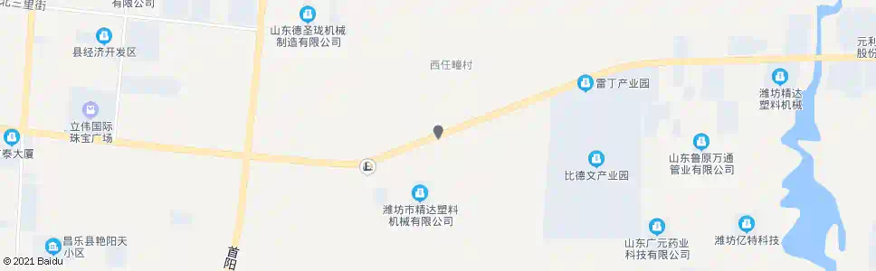 潍坊西任疃_公交站地图_潍坊公交_妙搜公交查询2025