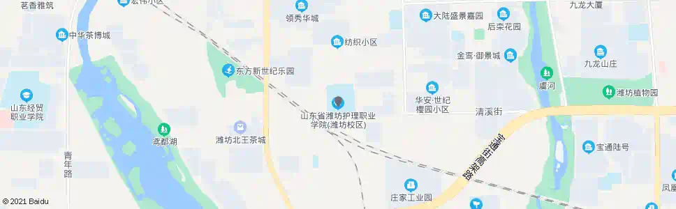潍坊潍坊卫生学校_公交站地图_潍坊公交_妙搜公交查询2025