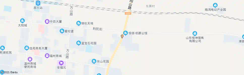 潍坊大沂路利民街路口_公交站地图_潍坊公交_妙搜公交查询2025