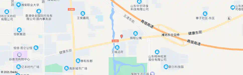 潍坊富源家园_公交站地图_潍坊公交_妙搜公交查询2025