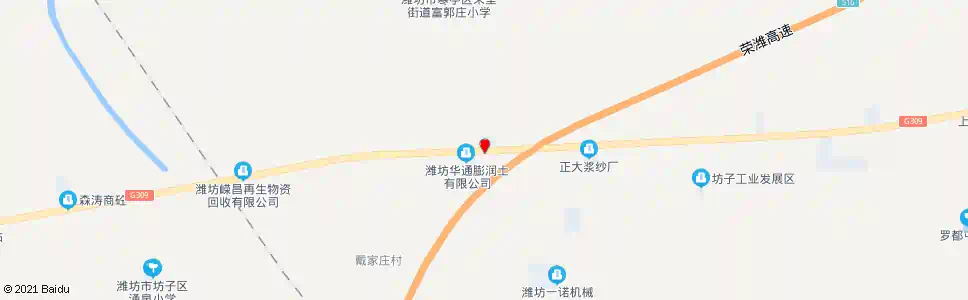 潍坊富郭庄_公交站地图_潍坊公交_妙搜公交查询2025