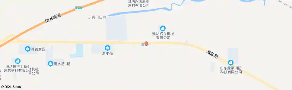 潍坊渭阳村_公交站地图_潍坊公交_妙搜公交查询2025