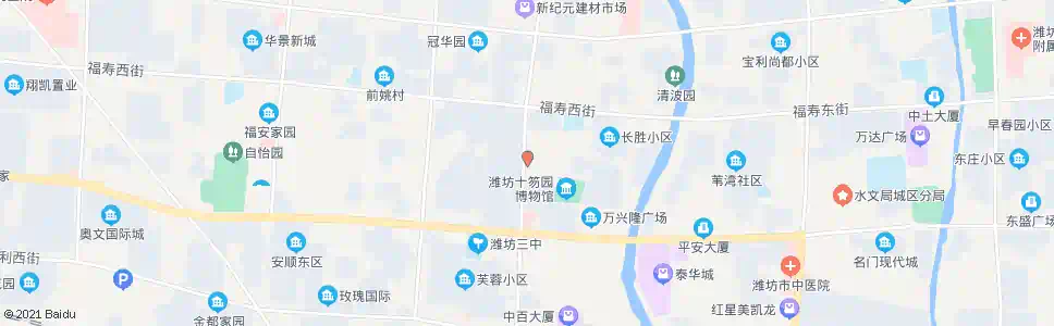 潍坊和平路口(市地税局潍城分局)_公交站地图_潍坊公交_妙搜公交查询2025
