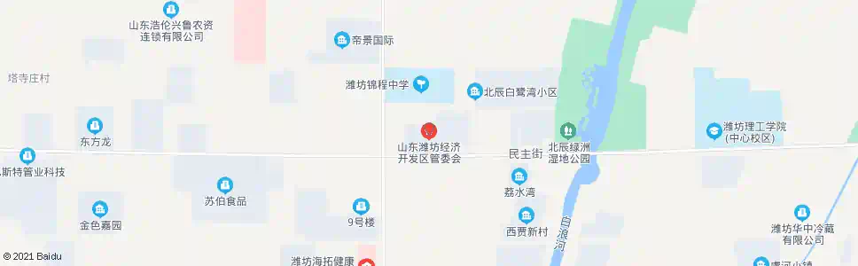 潍坊开发区管委会_公交站地图_潍坊公交_妙搜公交查询2025